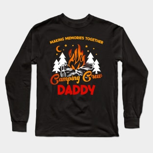 Camping Crew Tee Custom Camping Crew Matching Family Campfire Outfit Camping Life Top copy Long Sleeve T-Shirt